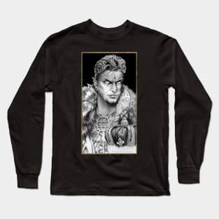 The Emperor | Vintage Tarot Card | Fantasy Dark Art Long Sleeve T-Shirt